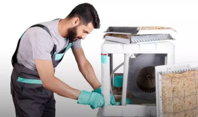 سرویس کامل کولر آبی وسیم پیچی موتور